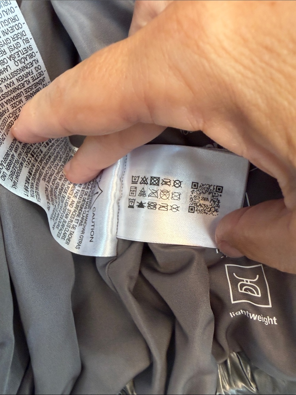 ZARA Metallic Gray Cropped Puffer Jacket with Hood - Picture 4 of 8